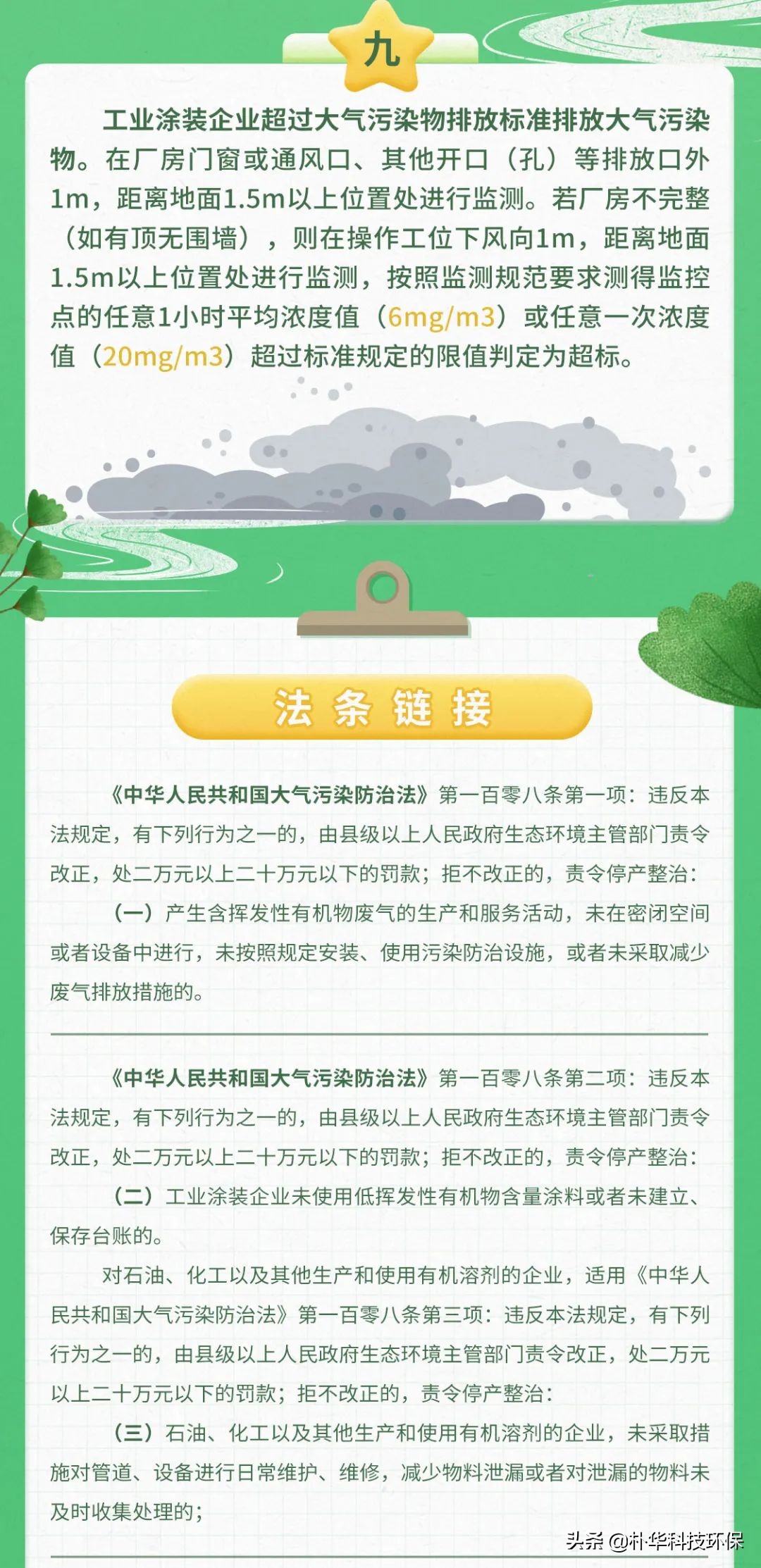 VOCs無組織排放9類常見違法行為